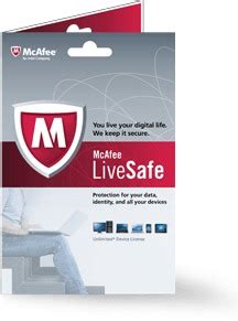 mcafee livesafe account.